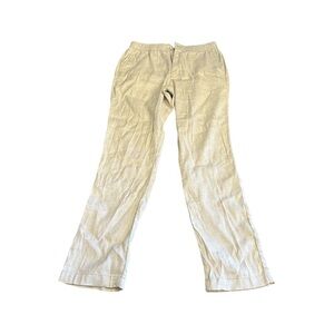 Men’s Tommy Bahama Beach Front Linen Button-Front Stretch Pants - Size M x 32